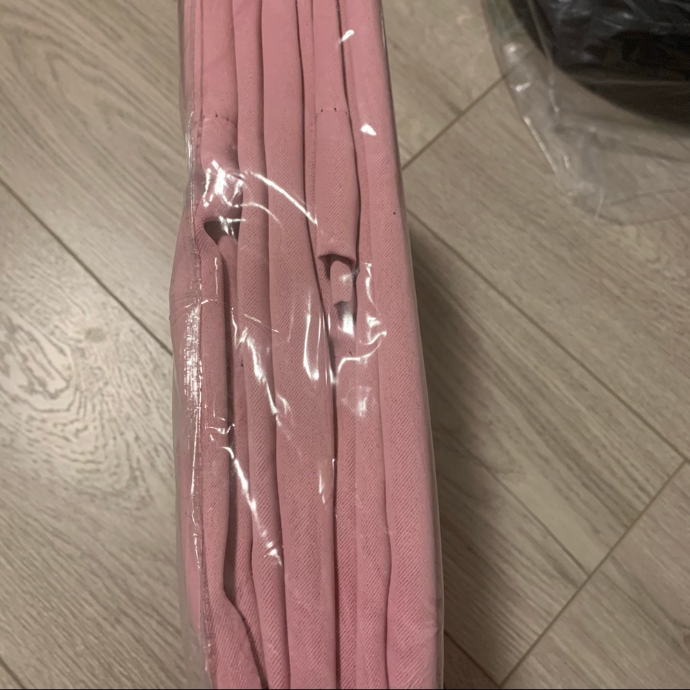 New with Tag Push Pink Color light blocking designer Curtain Panel set of two - Picture 4 of 5
